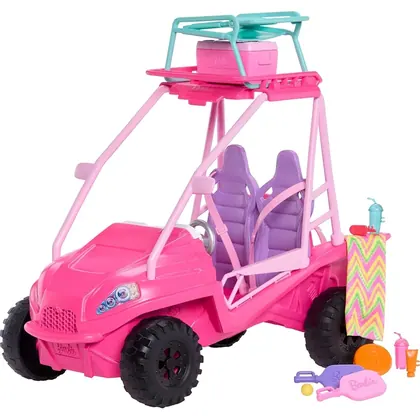 Buggy de Praia Rosa para Boneca