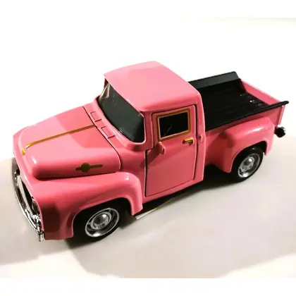 Miniatura Caminhonete Rosa de Coleção
