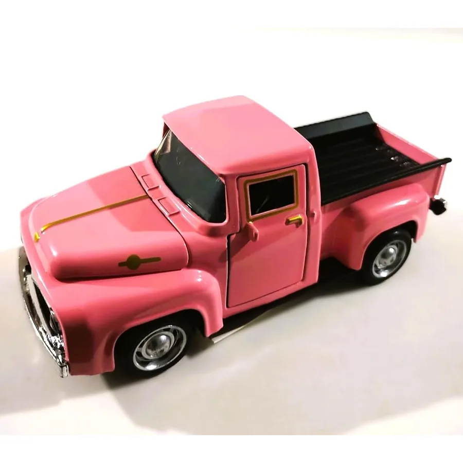 Miniatura Caminhonete Rosa de Coleção — imagem 1