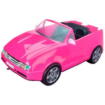 Carro Conversível Rosa para Boneca