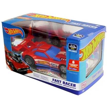 Carro de Fricção Hot Wheels Fast Racer com Luz e Som
