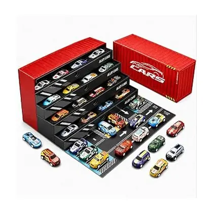 Kit 48 Carrinhos em Miniatura com Pista