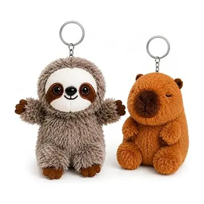 Kit 6 Mini Pelúcias Colecionáveis