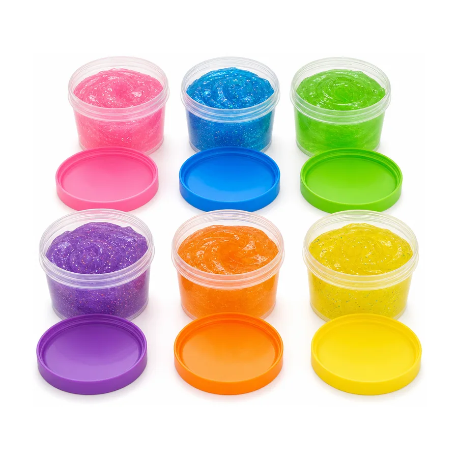 Kit Slime Pronto com 6 Potes — imagem 1