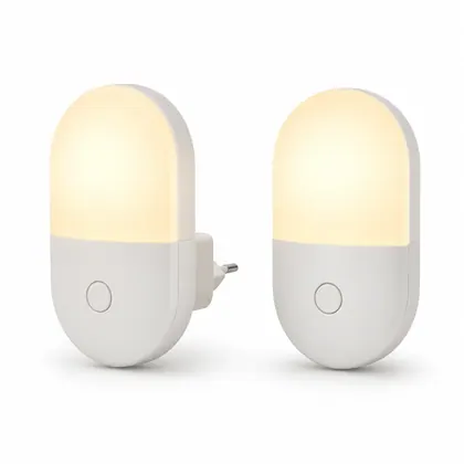Mini Abajur LED de Tomada