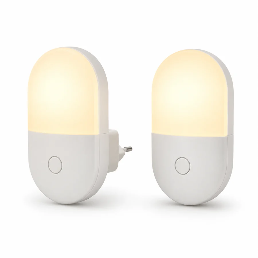 Mini Abajur LED de Tomada — imagem 1