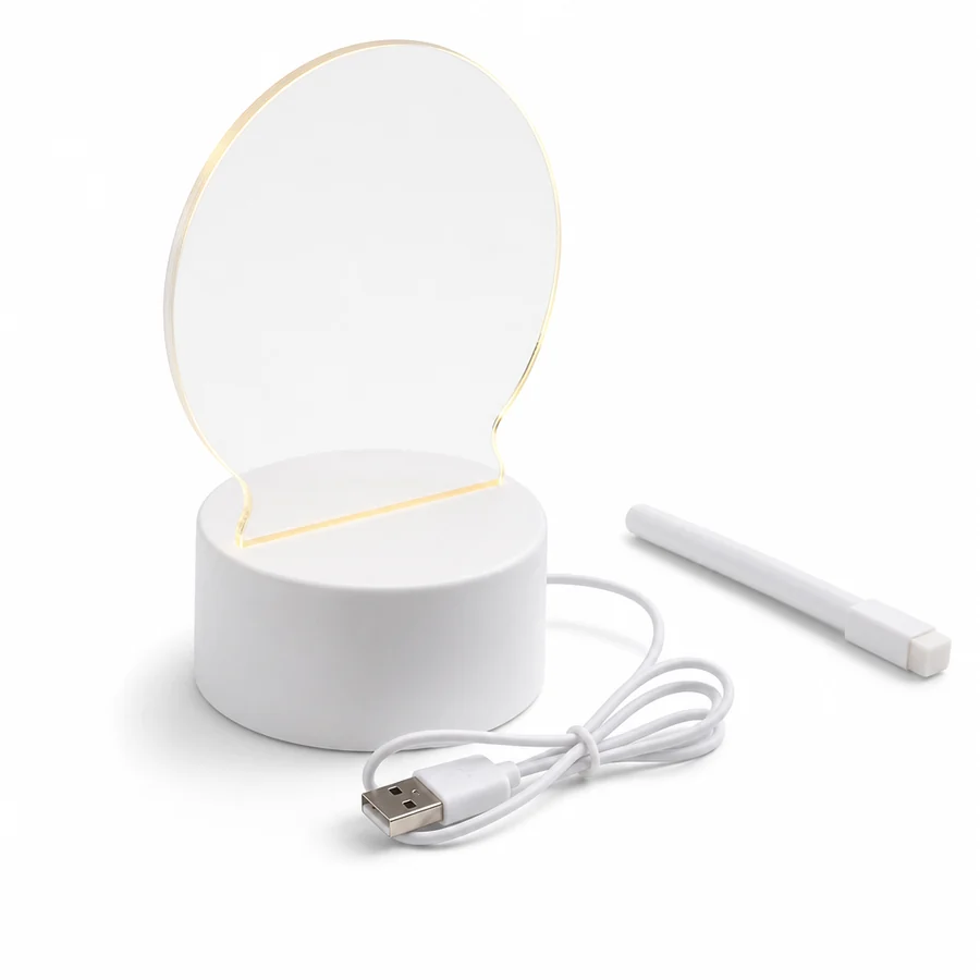 Mini Luminária LED com Caneta Mágica — imagem 1