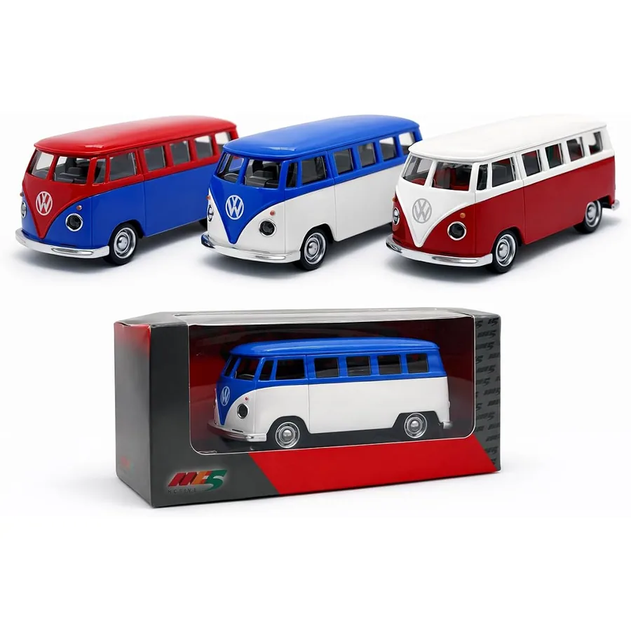 Miniatura de Ferro Kombi 11 cm com Fricção e Expositor — imagem 1