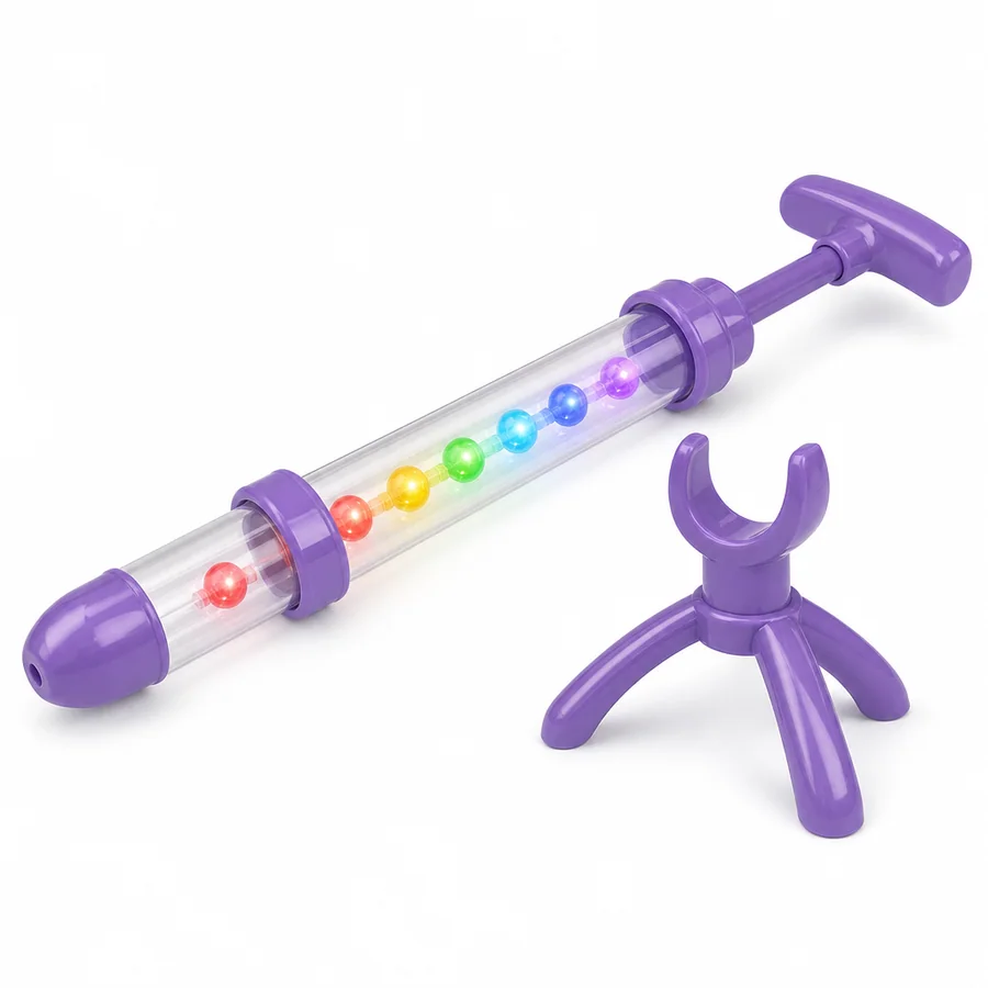 Pistola de Água Arco-Íris com LED e Suporte Tripé — imagem 1