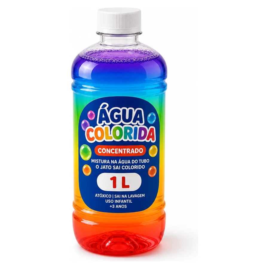 Sabão Colorido 1 Litro para Pistola de Água — imagem 1