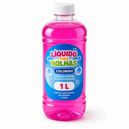 Sabão Colorido para Bolhas 1 Litro