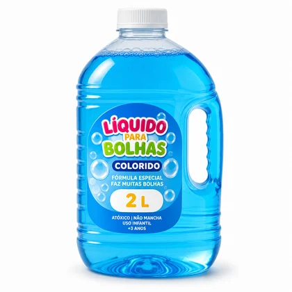 Sabão Colorido para Bolhas 2 Litros