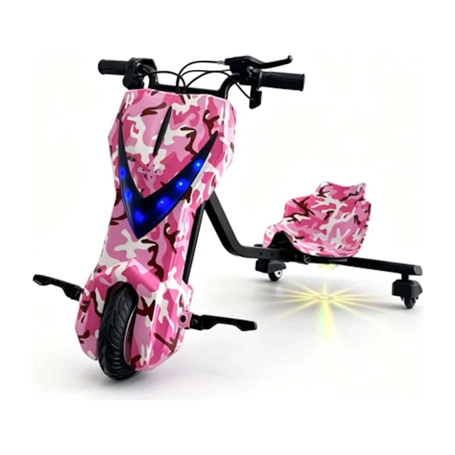 Triciclo Drift Elétrico Infantil 350W + Capacete de Brinde — imagem 9