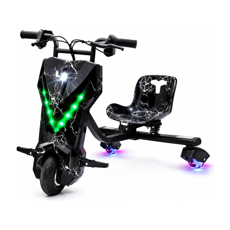 Triciclo Drift Elétrico Infantil 350W + Capacete de Brinde — imagem 13