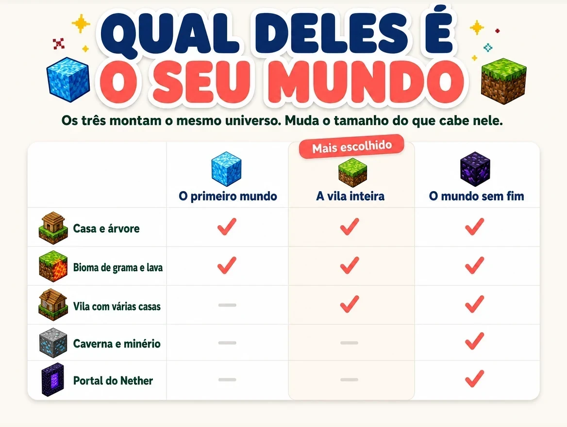 Blocos Magnéticos Minecraft + 10 Bonecos