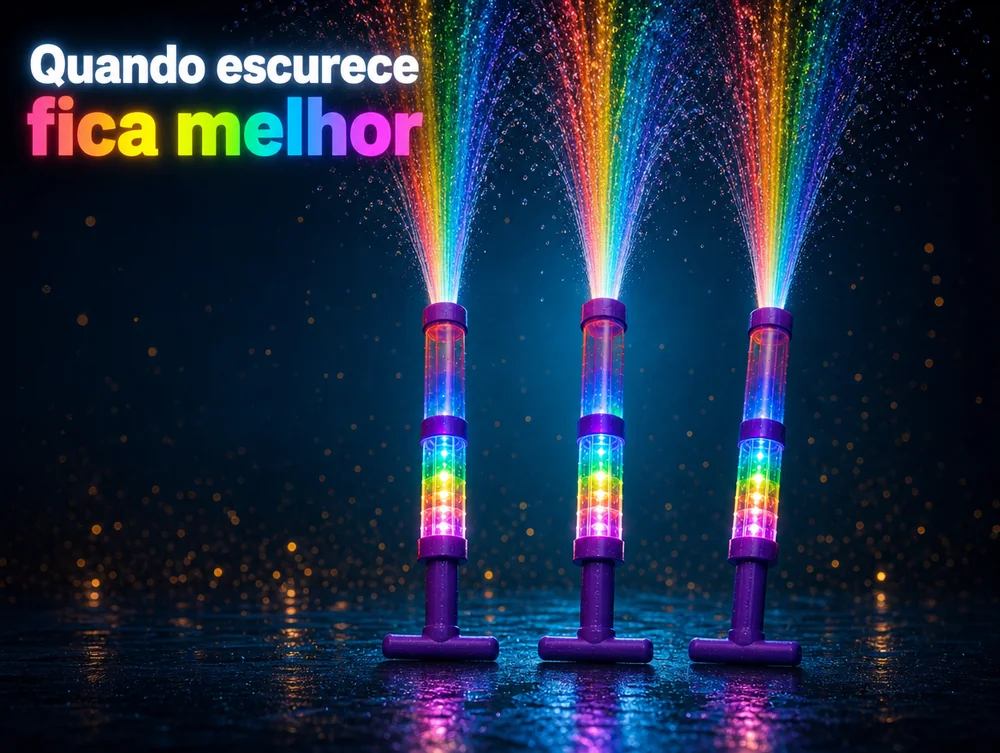 Quando escurece fica melhor